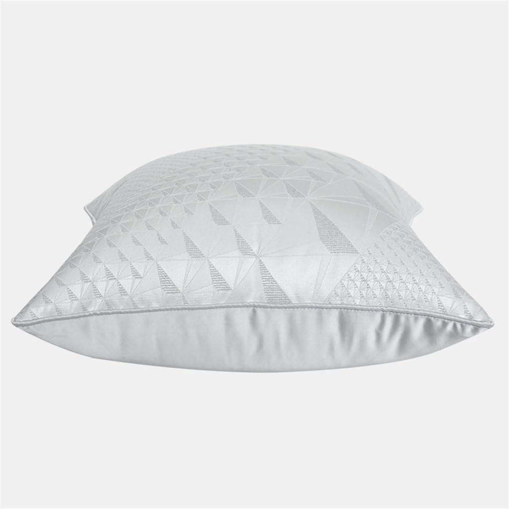 HBJWOV The Gray Chair Rests an a Designer Soft ometric Design Sofa Pillow Case