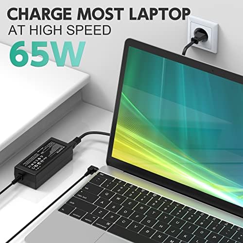 19 V 3,42 A 65 W ładowarka do laptopa, kabel do ładowania do Toshiba Satellite Medion akoya E14301 E15301 E6215 E6224 S4401 S4404; kompatybilny z ASUS Zenbook Vivobook UX305CA X401A X501 z wtyczką 5,5
