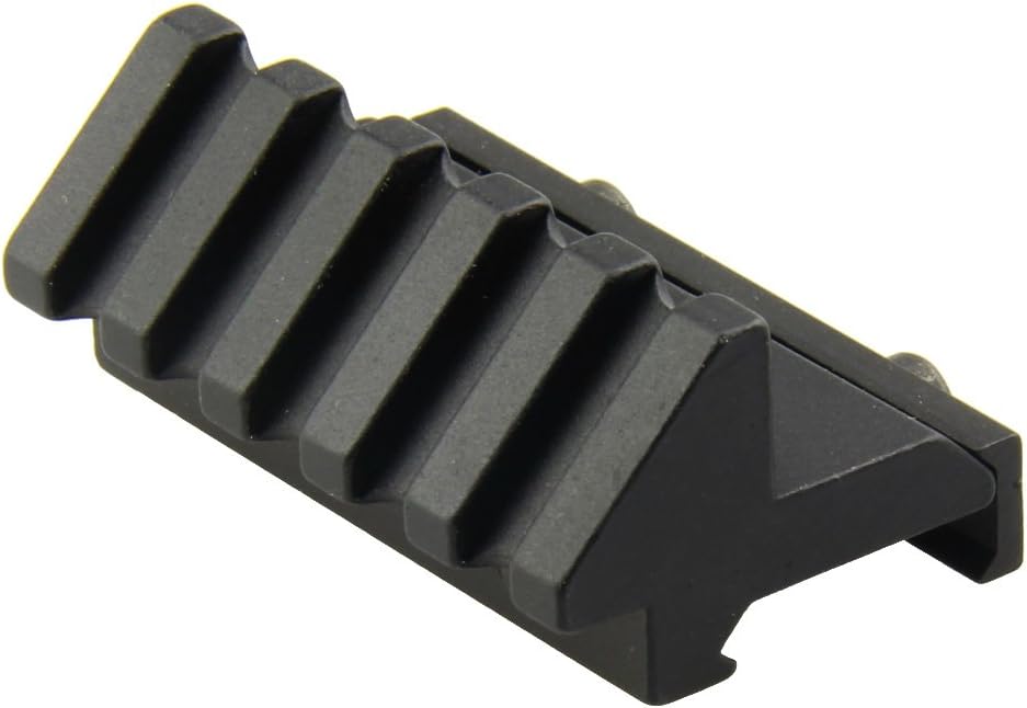 TACFUN Tactical 45 Degree Angle Offset 20mm Weaver Rail Mount Picatinny 5 Slot