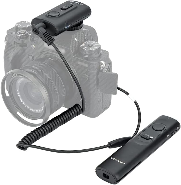 PROfezzion 165ft Wireless Remote Control Shutter Release for Olympus OM-1,OM-1 Mark II,OM-D E-M1 Mark III,OM-D E-M1 Mark II, OM-D E-M1X, OM-D E-M5 Mark III Camera