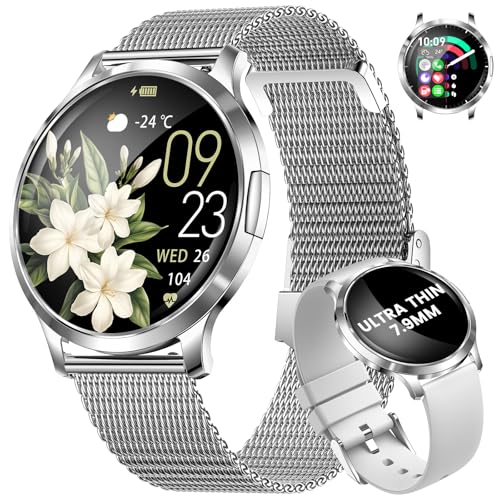 HIRREO Reloj Inteligente para Mujer 7,9mm Ultrafino 1,32