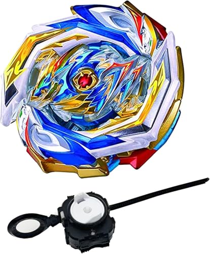 Xuanruo Peonzas de combate GT B-154 DX Booster Imperial Dragon Ig 'Gyro Juguete para niños con lanzador, Metal, Multicolor