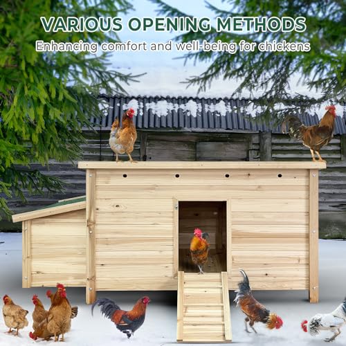 Lyromix MZJL-01 Wooden Chicken Coop Hen House thumb #2