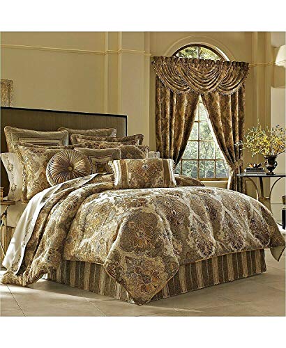 J. Queen New York Bradshaw Natural Comforter Set - Queen