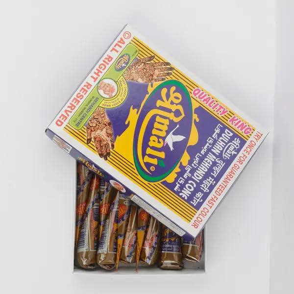 Shrimali Dulhan Mehandi Cone Box – 13 Cones | 100% Natural Henna Paste | Ideal for Bridal, Festival & Daily Designs-picture-27