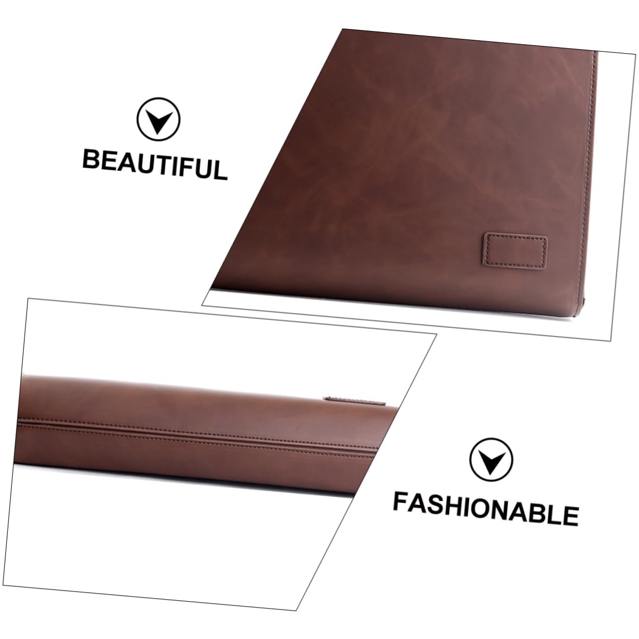 Beaupretty Borsa a Tracolla Retrò da Uomo in Pelle PU per Lavoro Quotidiano