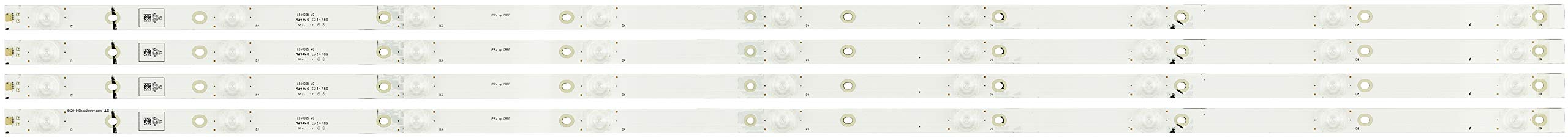 1196340 / LB50095 V0 LED Backlight Strips (4) 50R6040E 50R6E New