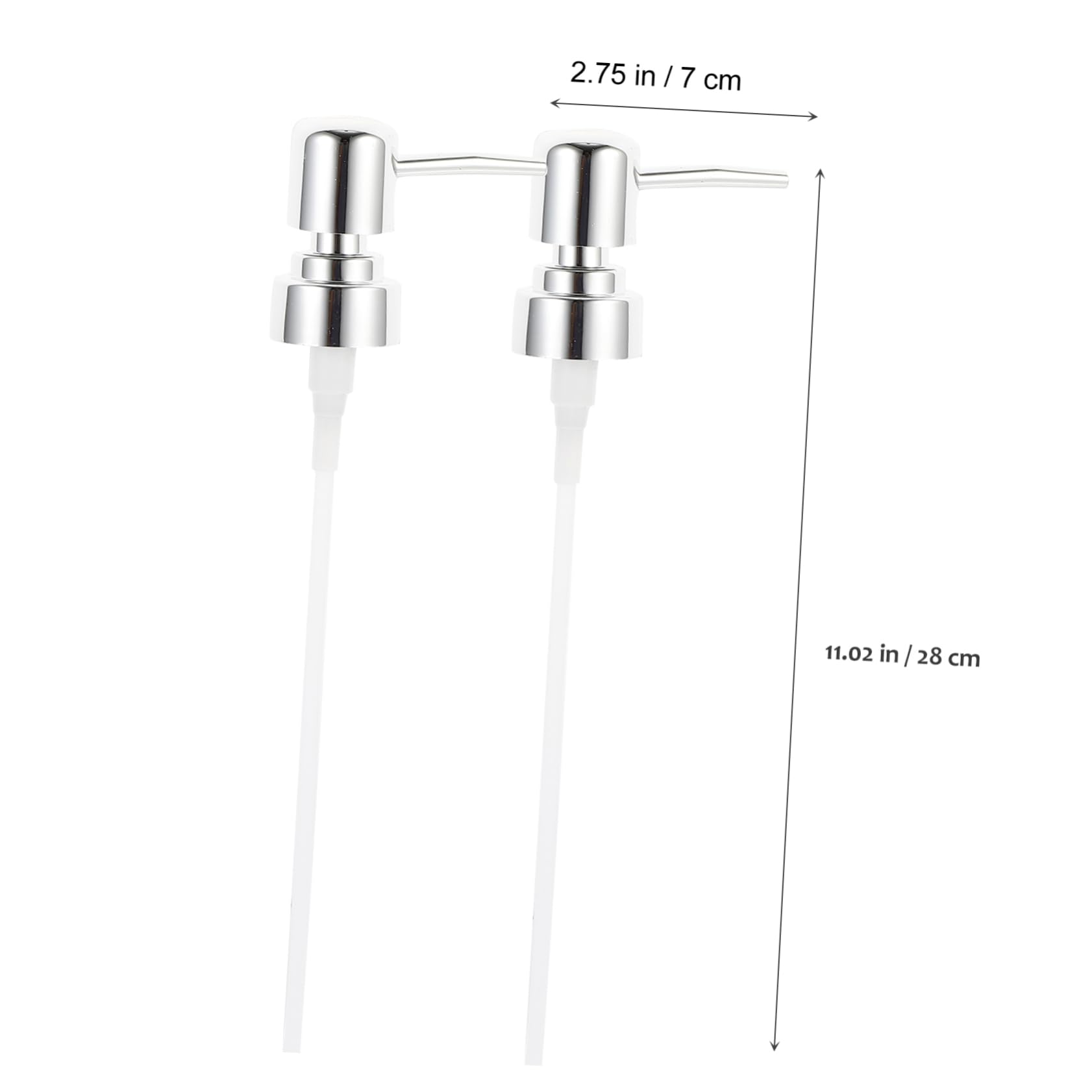 NOLITOY Ergonomic Foaming Soap Dispenser Pump Replacement Pump for Lotion Bottle for 20cm Tube