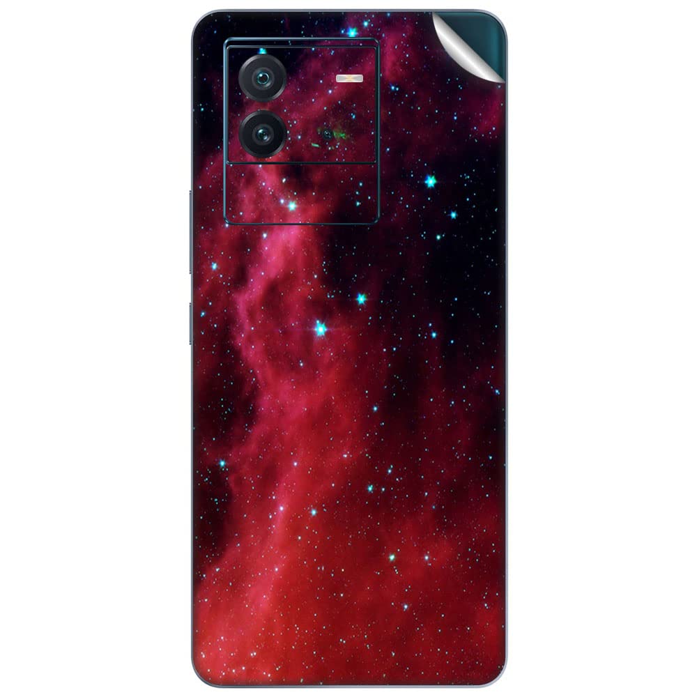 GADGETS WRAP Printed Vinyl Skin Sticker Decal for Vivo iQoo Neo 6 5G - Red Cosmo