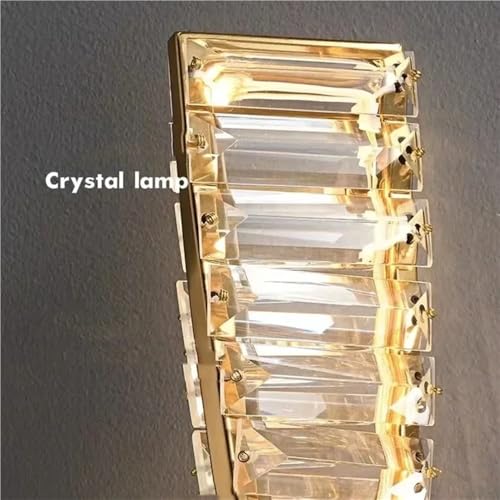 Aplique de pared de cristal irregular para iluminar y decorar el pasillo o tu dormitorio de forma moderna 8