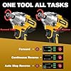 AIDERAR Cordless Impact Wrench for DeWalt Battery, 500Nm (369Ft-Lbs) 1/2" & 1/4" Brushless Impact Gun, 2-Speed High Torque Power Tool for Tire Removal, Rusted Bolts, Car Maintenance(No Battery) #5