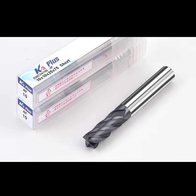 Fresa de aleación, Tamaños múltiples inoxidables de la sola aleación integral del acero tungsteno molino extremo flauta EMC54(11X12X30X75L)