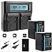 Produktbild 2X Blumax Akku NP-FV70 1680mAh + Doppelladegerät NP-FV70 Dual Charger | passend zu diversen Sony Kameramodellen || 2 Akkus gleichzeitig Laden