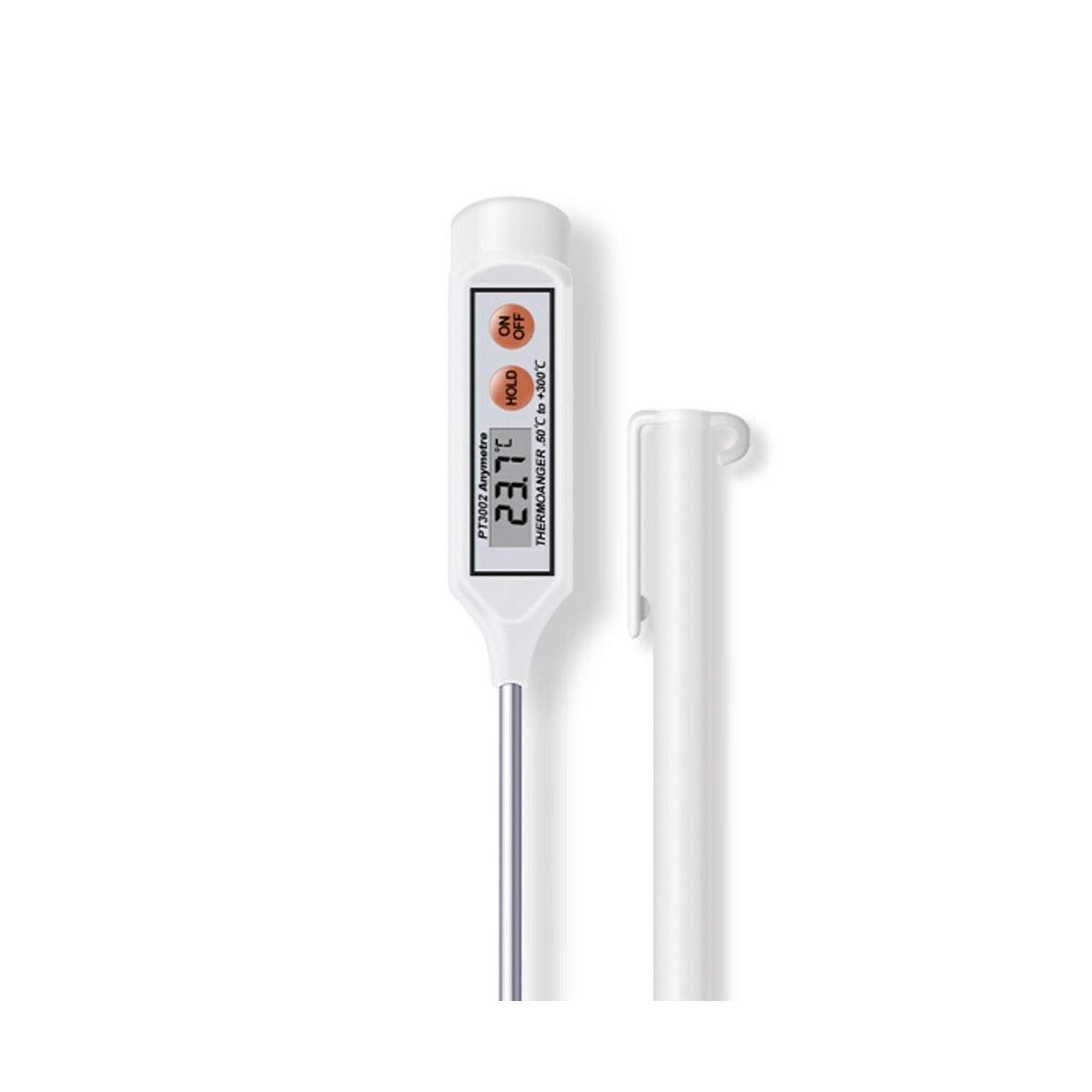 XINGYU Tipo di sonda Termometro per Alimenti da Cucina, Termometro per Temperatura Olio Impermeabile, Misuratore di Temperatura dell'Acqua per Cottura Alimenti Misuratore di Temperatura