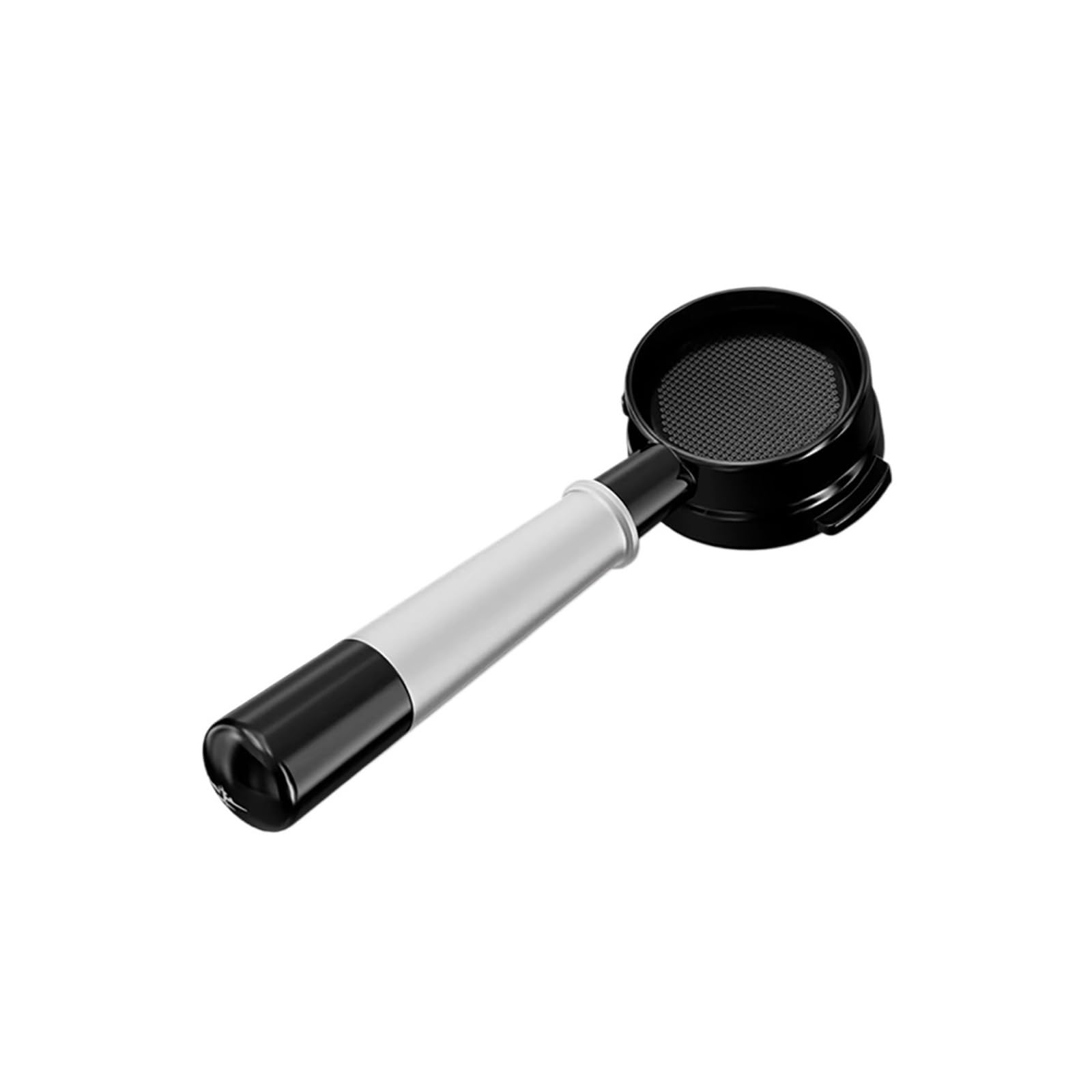 Compatible Con La Marzocco, Portafiltro Sin Fondo MHW-3BOMBER, Cafetera De 58mm/E61, Mango De Metal A Prueba De Fugas(Sliver)