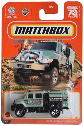 Matchbox International Workstar Verde a Escala 1:64 miniatura 1