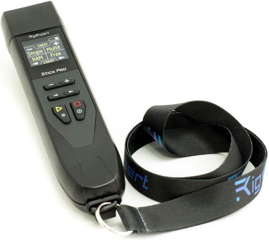 RigExpert Stick Pro Antenna Analyzer with lanyard