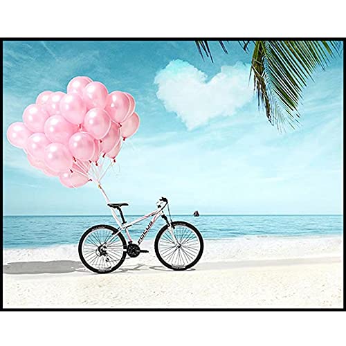 Kits Peinture Diamant 5D complet plage, broderie strass cristal grand format