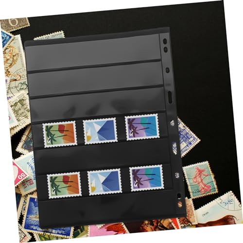 EXCEART 10 Blätter Selbstgemachtes Fotoalbum Münzsammlung Für Sammler Beilage Zur Briefmarkensammlung Briefmarkensammlerseiten Für Immer Stempelseiten Plastik Briefmarkenalbum Bücher
