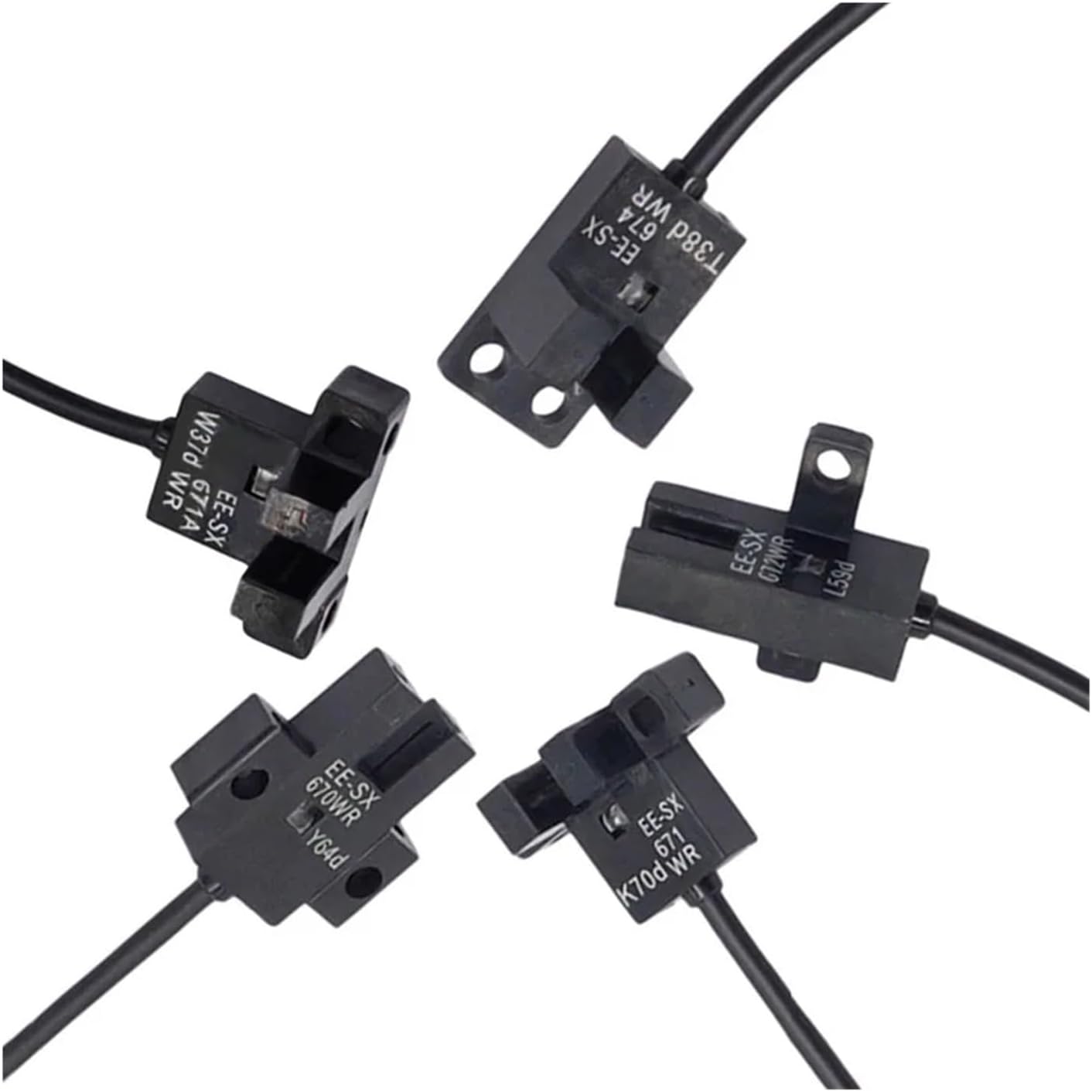 U Type Photoeletric Switch EE-SX670-WR Proximity Sensor with 1m Cable EE-SX671 EE-SX672 EE-SX673 EE-SX674(EE-SX673-WR)