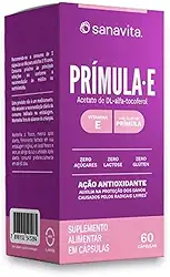 Sanavita - Prímula E - Suplemento com Vitamina E e Óleo de Prímula - 60 Cápsulas