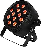 Blizzard Lighting Blizzard LB PAR Quad RGBA 4-in-1 LED Lights (12x10 Watts) for Mobile DJs, Bands & Permanent Installations, 5.00 x 5.00 x 5.00