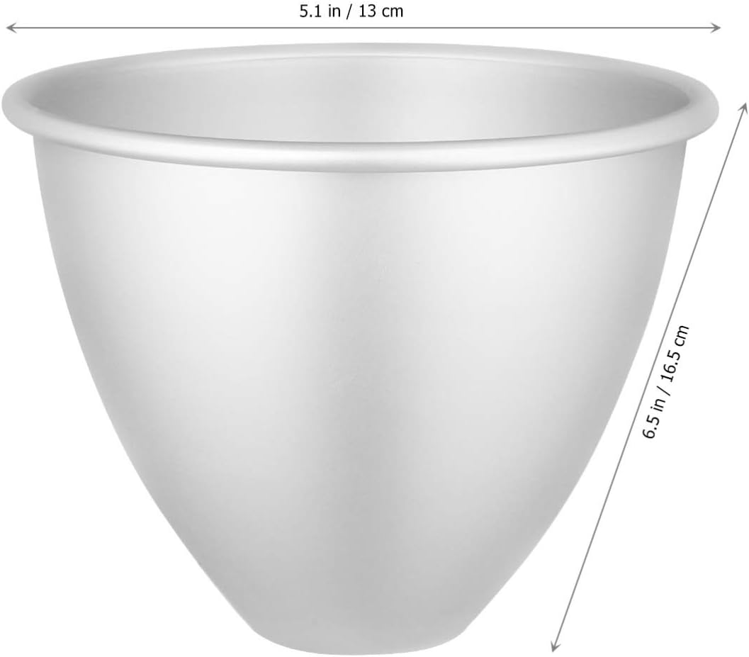 Doll Cake Pan Mold Princess Skirt Cake Mold Semi Circle Cake Mold Aluminum Material Non Stick Dessert Mold Baking Tools for Home Party Chocolate Cake Decoration 16.5X16.5X13cm