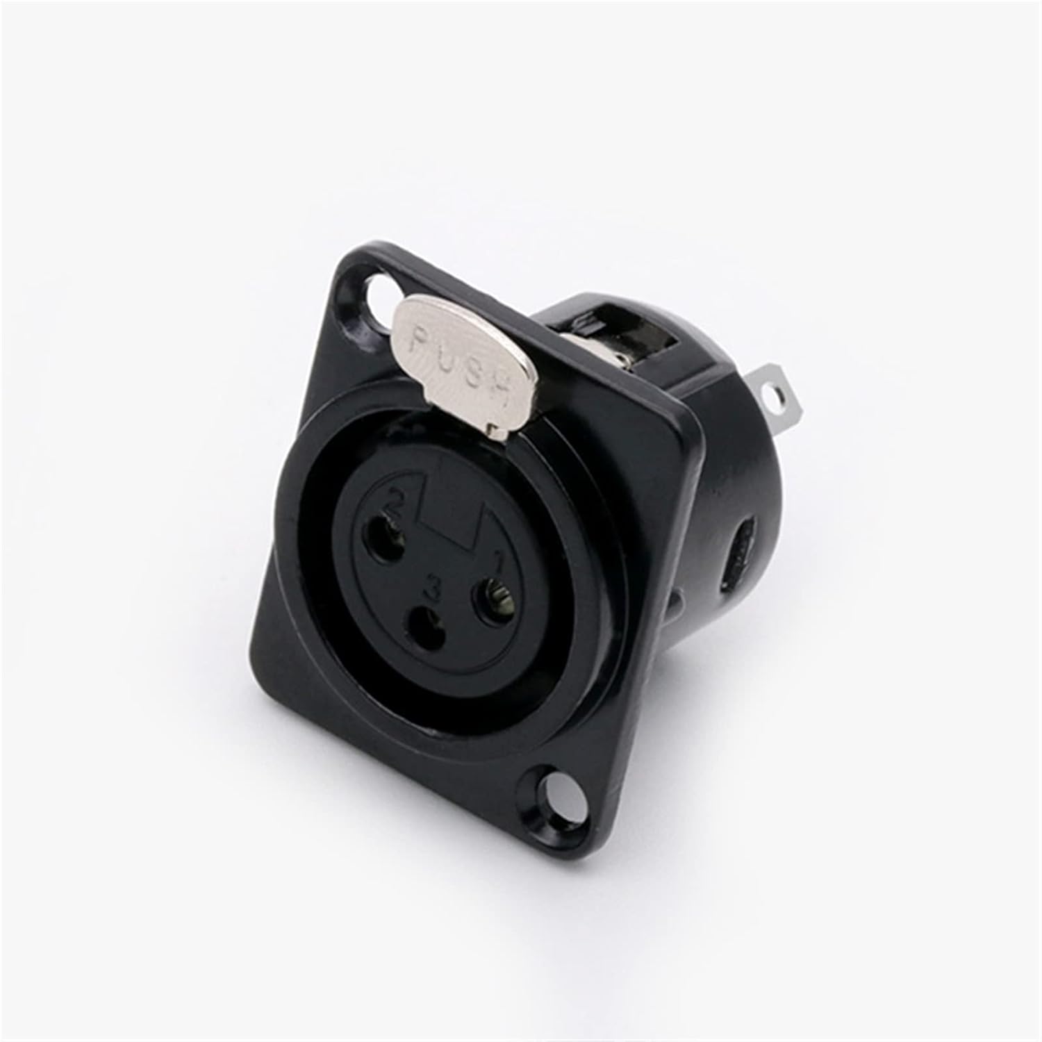 3/4/5 Pins X L R Female Jack Panel Mount X L R Socket Chassis Microphone MIC Cable Terminal Wire Connector 10Pcs(C1029)