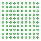 QUARKZMAN 100 Stück PP Kunststoff Lagerkugeln 6mm Solide Plastikkugeln G2 Präzision Polypropylen Minikugeln Grün