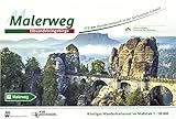 sachsen schweiz hiking  Malerweg - Sächsische Schweiz: Wandertourenführer 1:30000: Elbsandsteingebirge. Wandertourenführer