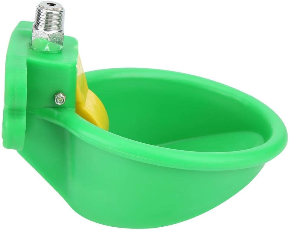 TOPINCN Waterer Livestock Automatic Stainless Steel Drinking Bowl for Goat Sheep Cow Horse Drinker Fluid Cup Farm Tool : Pet Supplies