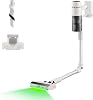 Aspiradora inalámbrica de varilla roborock H60, tubo plegable 90°, 115AW | 60 min de autonomía, LED verde que revela polvo, cepillo anti-enredos para hogar, alfombras, pisos duros y pelo de mascotas. 1