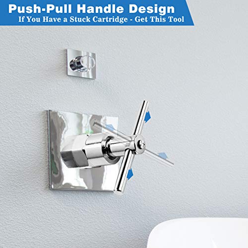 Faucet Cartridge Tool, Premium Alloy Cartridge Puller Tool For Moen Posi-Temp 1200, 1222, 1225, Cartridge Puller For Moen 104421, Shower Valve Cartridge Tool/Cartridge Tool #TOP3