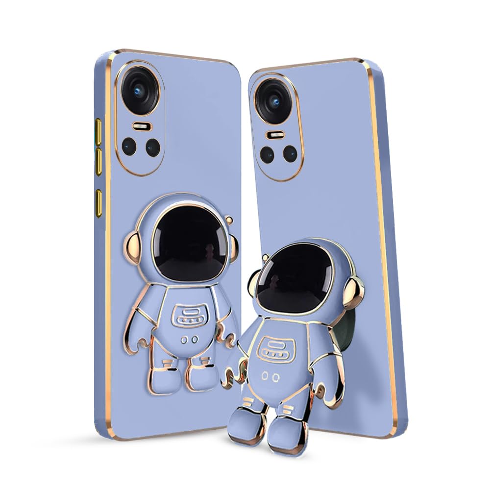 KARWAN®️ 3D Astronaut with Folding Stand Back Cover Case Compatible for Oppo Reno 10 5G | Slim electroplated case | Stand case | Soft TPU | Space Astro Theme |Camera Protection- Blue (B0CJLK89ZP) Amazon Price History, Amazon Price Tracker