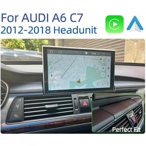 Navegador GPS radio de coche 2 DIN para Audi A7 y A6 2012-2018 con Mirror Link y Bluetooth 2