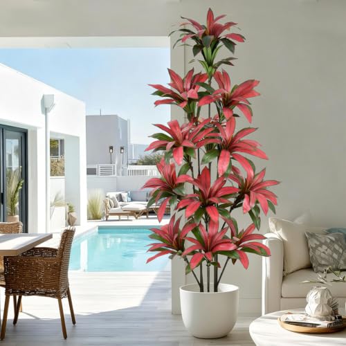 8ft Artificial Dracaena Tree with 243 Leaves