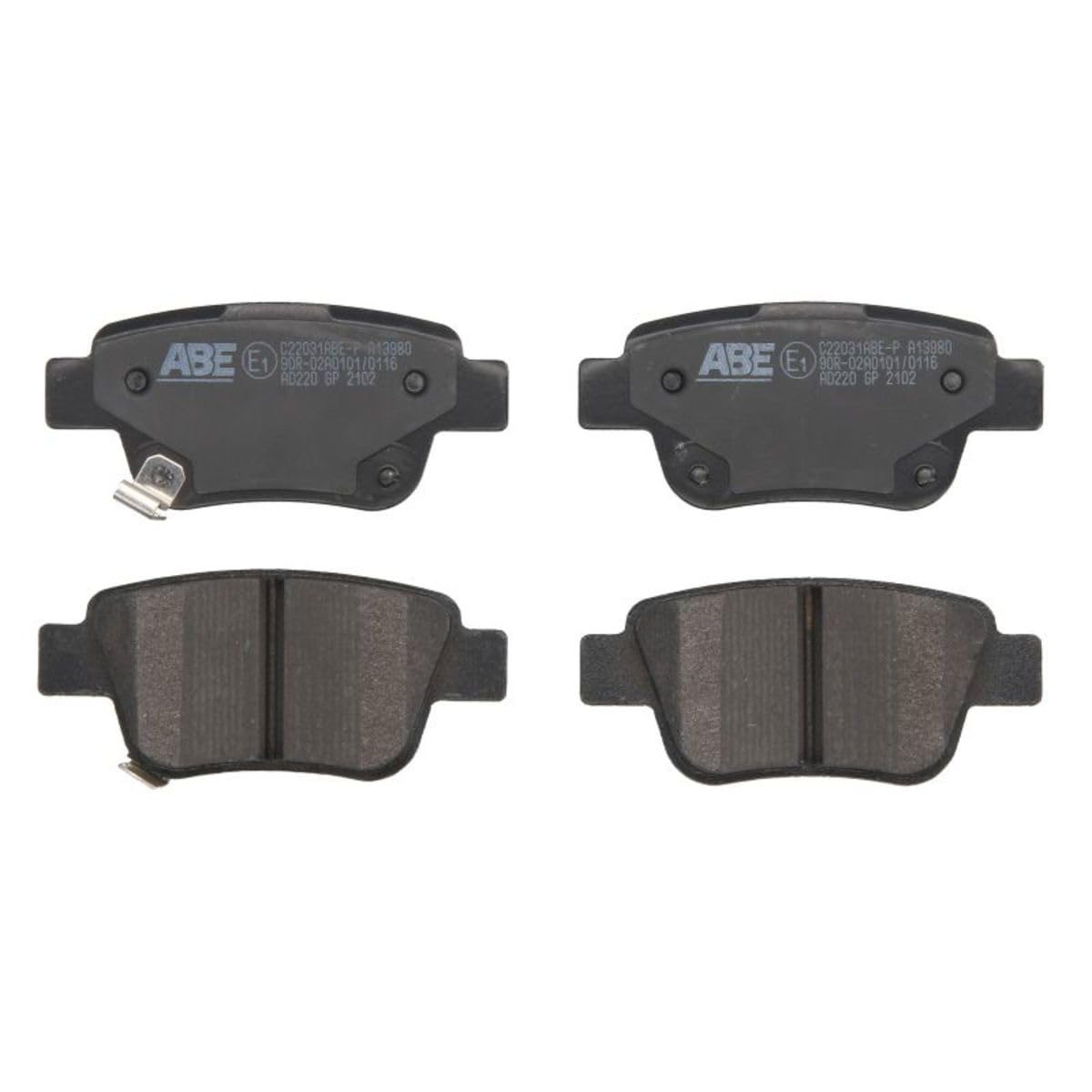 ABE C22031ABE-P Brake Pads Set Rear Brake Blocks