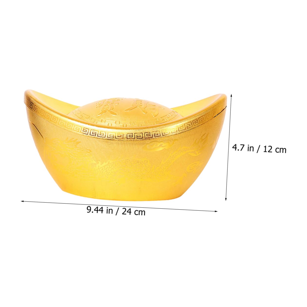 TOPBATHY 3St Yuanbao-Tischschmuck chinesisch neujahr chinesische neujahrsdekoration Yuan Bao Reichtum Barren chinesische Dekoration tischdeko Feng Shui Desktop-Ornament Plastik