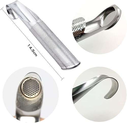 Miniatura 2 de Juego de 3 coladores de té, difusor de té para té suelto, infusor de té de mango largo, tubo de té más empinado para té suelto