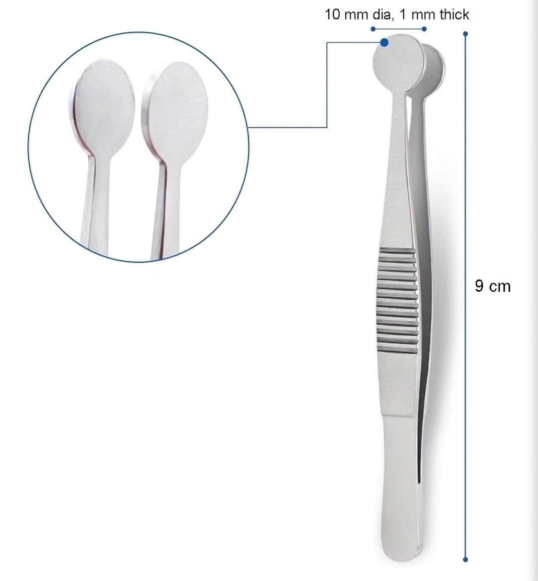 Meibomian Gland Expressor Forceps Kit, 7-Piece Ophthalmic Stainless Steel Surgical Instrument Set with Autoclavable Tray (7 Pcs)
