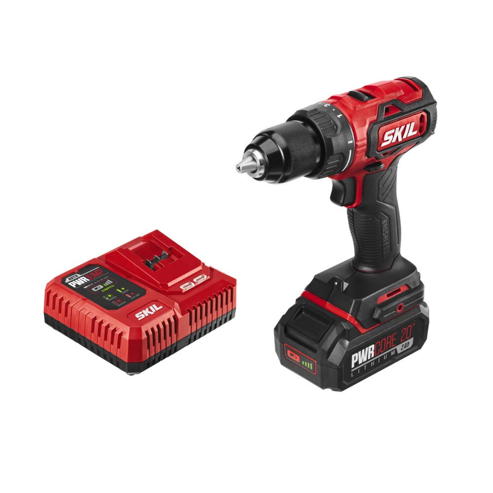 Skil Skil Pwrcore 20 Brushless 20V 1/2IN Drill Driver Kit (no tool. only battery)