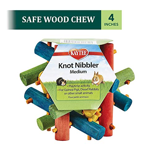 Kaytee Knot Nibbler Chew Toy for Guinea Pigs and Rabbits, Medium - image 2