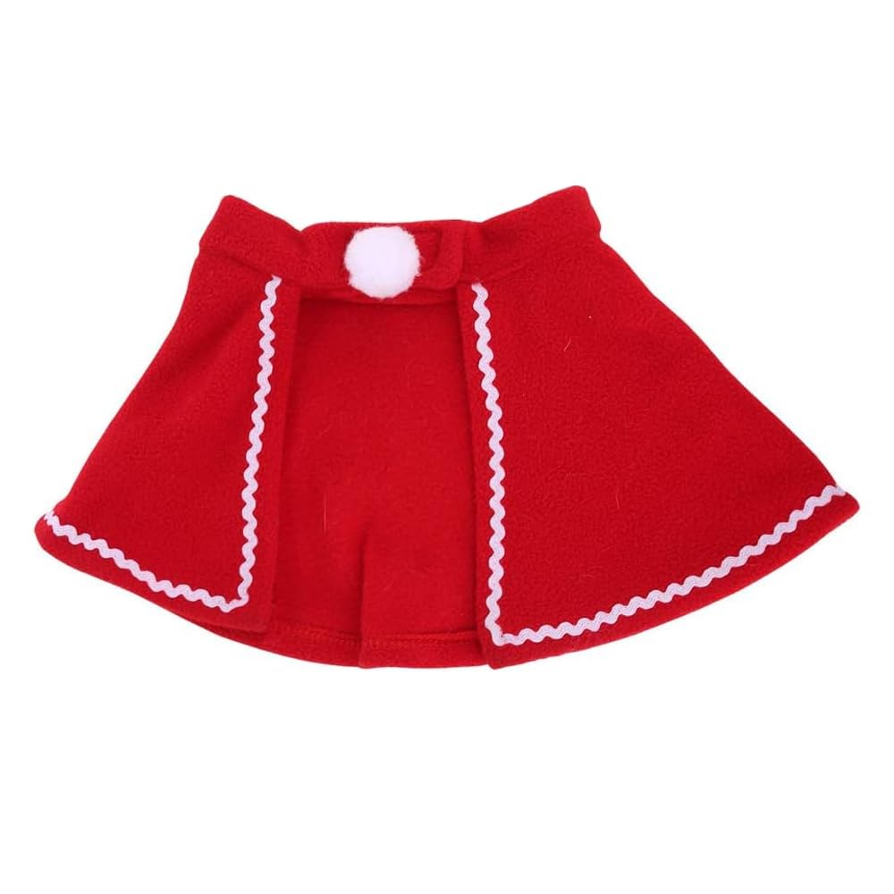 Pet Christmas Costume Red Santa Christmas Cape Small, Pet Costume Outfit for Christmas Holiday Festival Small Cats Dogs Pet Costumes (PET CAPE)