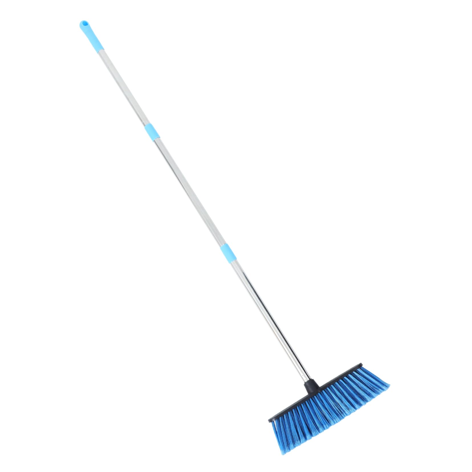Gogogmee Stainless Steel Handle Broom Long Handle Cleaning Brush Home Sturdy Material