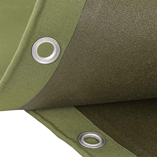 Lona exterior impermeable verde 4mx4m para techo de gazebo y camión 7