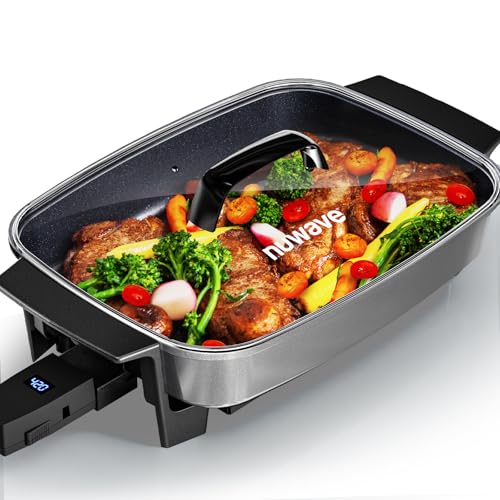 Nuwave Medley Xl Portable Electric Skillet In Cool Gray