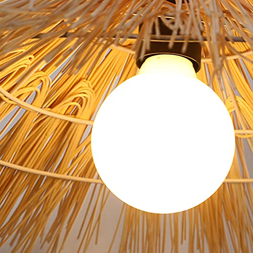 Naiyn Lampadario Bamboo Art Paralume Lampada da
