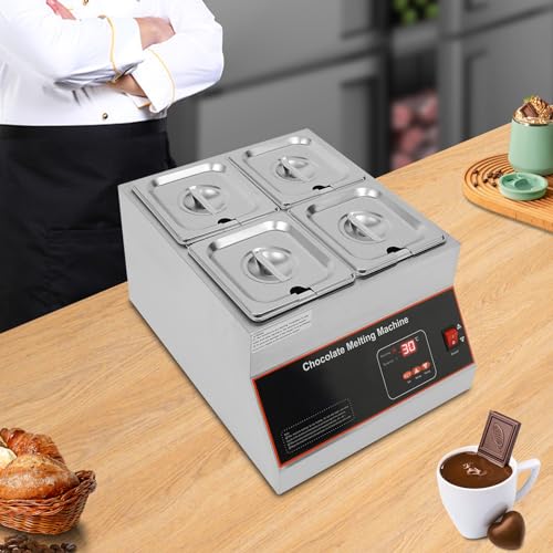 Máquina derretidora de chocolate con 4 ollas 26.46 lbs miniatura 3