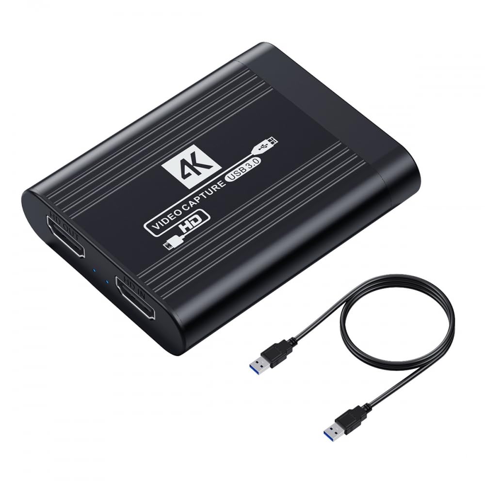 CY Scheda di acquisizione HDMI Video 4K Streaming live Dati USB per telecamera Gioco Set-Top Box Registrazione Computer DVD