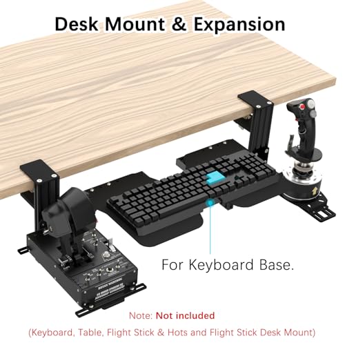 Fixation d'extension de support de tapis de souris réglable horizontalement - 7